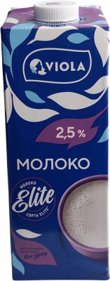 Молоко Виола UHT 2,5% 1кг