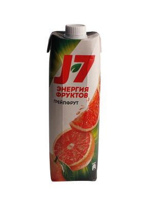 Нектар J7 Грейпфрутовый с мякотью, 0,97л
