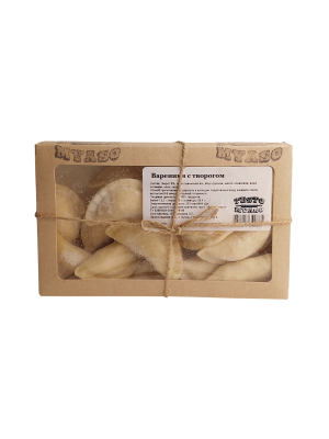 Вареники ТЕСТО МЯСО творог 400г
