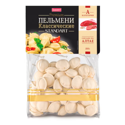 Пельмени Классические Стандарт, 800 гр Сальников