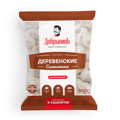 Пельмени ДОБРЫНИНЪ Деревенские 800г