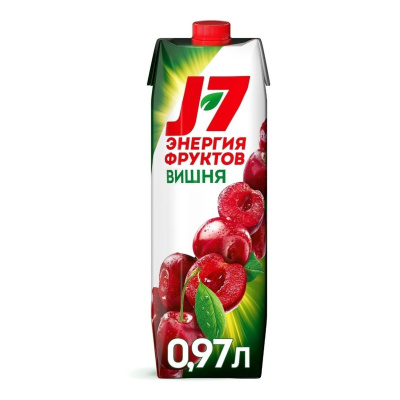 Нектар J7 Вишня, 0,97л