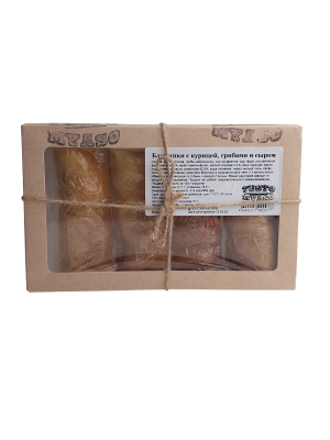 Блинчики ТЕСТО МЯСО (курицы/грибы/сыр) 400г