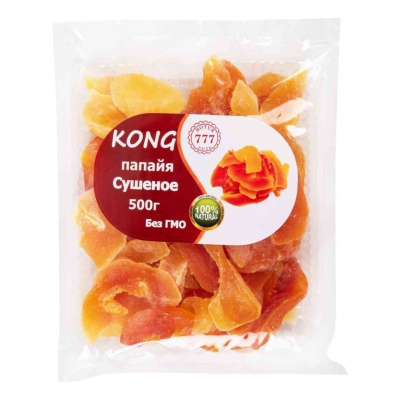 Папайя КОНГ сушёная натуральная 500г