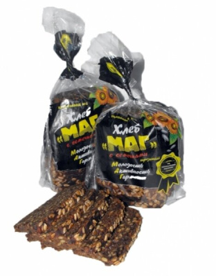 Хлеб МАГ с семечками формованный 0,4 кг.