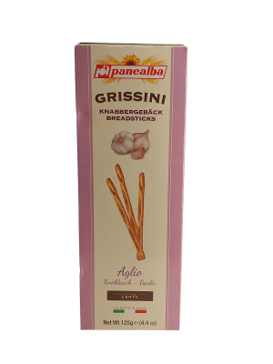 Хлебные палочки с чесноком ТМ Grissini (Гриссини) 125 гр