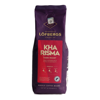 Кофе ЛОФБЕРГС Каризма 400г зерно