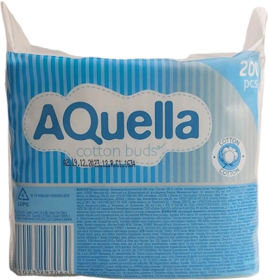 Ватные палочки AQuella 200шт.