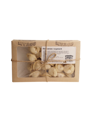 Пельмени ТЕСТО МЯСО курица 500г