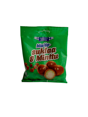 Драже Finlandia Candy в молочном шоколаде со вкусом мяты 85гр