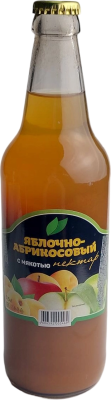 Нектар Яблочно-Абрикосовый с мякотью 0,5л ст/б ИП Хайчалаев Республика Дагестан