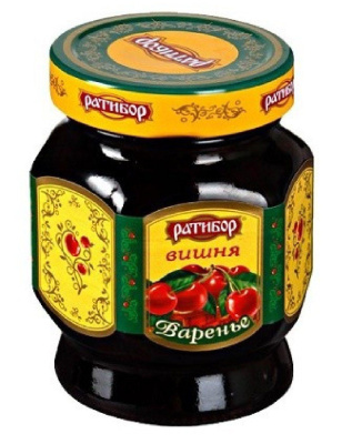 Варенье РАТИБОР вишня 360г стекло