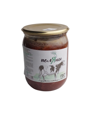 Тушёнка Поляны ГОСТ 500гр. стекло