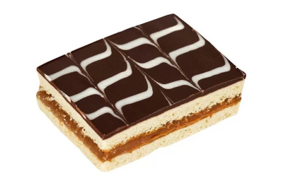 Пирог Полоска Александровская со сгущенкой, вес КФ Русское печенье