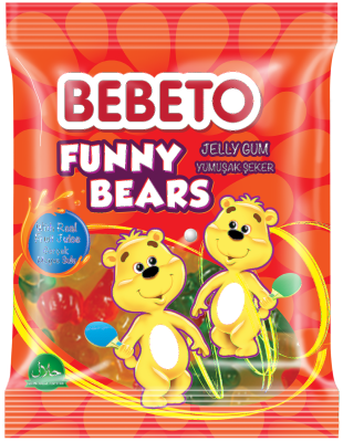 Мармелад Bebeto жевательный Funny Bears, 70гр.