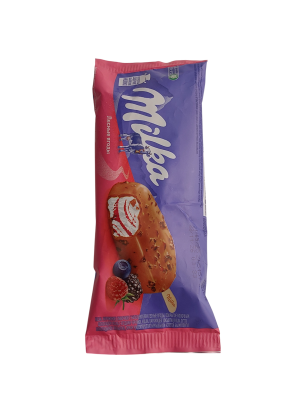 Мороженое Milka® сливочное эскимо Лесные ягоды, 64гр.