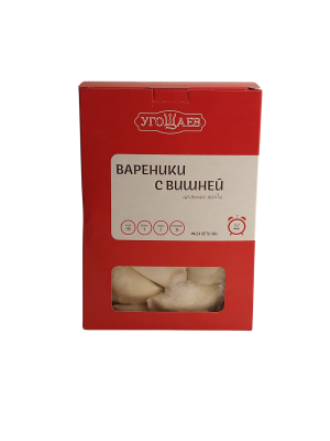 Вареники с вишней 500г Угощаев
