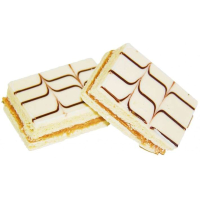 Пирог Полоска Ромовая, вес КФ Русское печенье