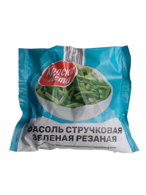 Фасоль КРАСКИ ЛЕТА стручковая резаная 400г