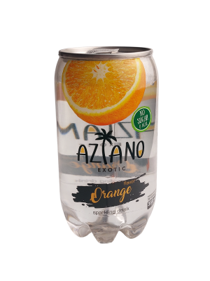 Напиток Aziano Апельсин без сахара, 350мл. банка