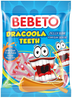 Мармелад Bebeto жевательный Dracoola Teeth, 70гр.