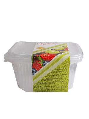 Контейнеры для хранения и заморозки продуктов 1,5л 5шт
