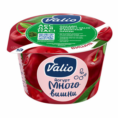 Йогурт ВИОЛА с вишней 2,6% 180г
