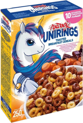 Колечки и шарики Krosby со вкусом карамели и шоколада 250гр