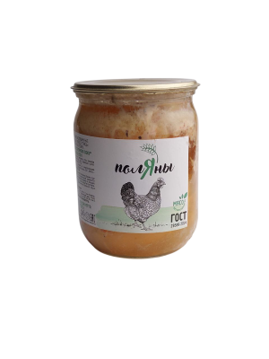 Тушёнка ПОЛЯНЫ Курица 500г