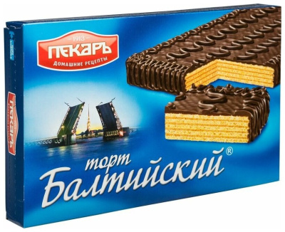 Торт Балтийский 320 гр ф-ка им. Крупской