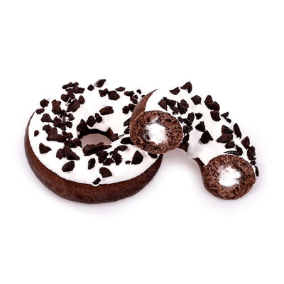 Пончик Кукиес с кремовой начинкой  75 гр. ™Стоксон (цена за 1 штуку)