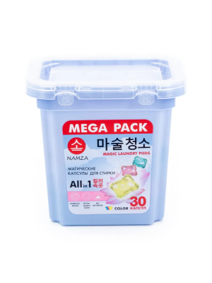 Капсулы для стирки NAMZA Магические для цветного белья 30шт.
