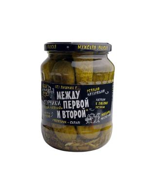 Огурчики Зелёный русский маринованные 680г