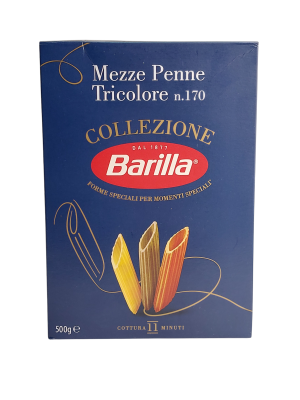 Макароны БАРИЛЛА Мецце Пенне трехцветные 500 гр.
