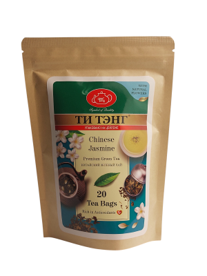 Чай зелёный ТИ ТЭНГ Китайский жасмин 20пак. х 2гр. Шри Ланка