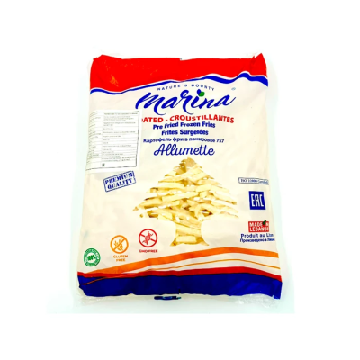 Картофель фри Marina 7x7 мм в панировке 2,5 кг