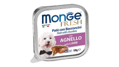 Влажный корм Monge Dog Fresh для собак, с ягненком, консервы 100 г