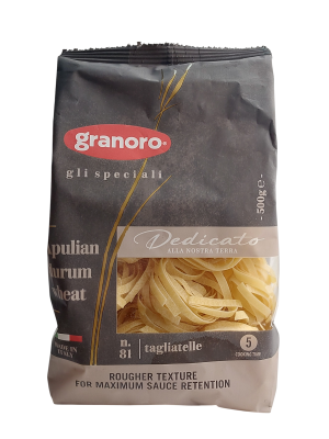 Макаронные изделия из твердых сортов пшеницы GranOro Dedicato № 81 Тальятелле 500 г