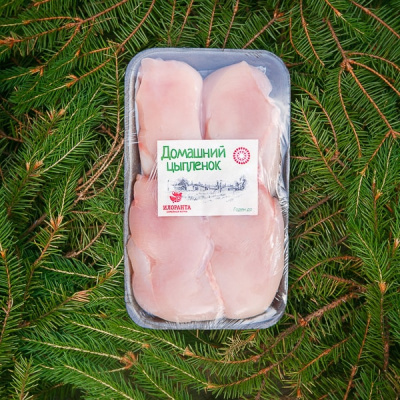 Филе грудки цыпленка-бройлера, охлажденная в в/у ™ИЛОРАНТА семейная ферма