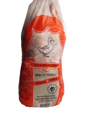 Утка пекинская тушка утёнка потр. замороженная вес заморозка