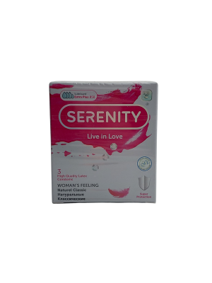 Презервативы СЕРЕНИТИ Натуральные Классические 3 шт в упаковке