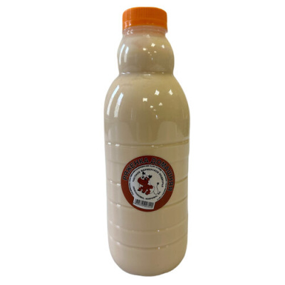 Ряженка коровья домашняя 5% 1 л. Фермерское подворье Левашово