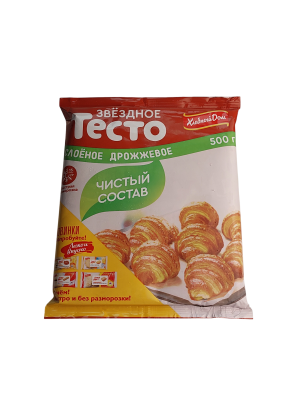 Тесто слоеное дрожжевое   500 гр ™ Хлебный дом