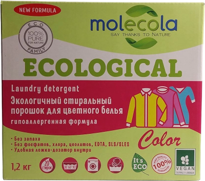 Порошок МОЛЕКОЛА для цветного белья 1,2кг