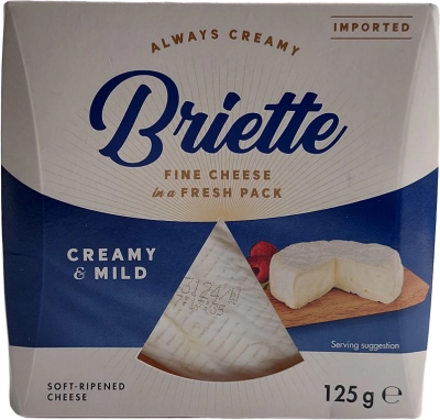 Сыр мягкий Briette Creamy & Mild  м.д.ж. 60 % 125 гр.