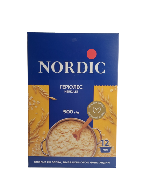 Хлопья НОРДИК Геркулес овсяные 500г