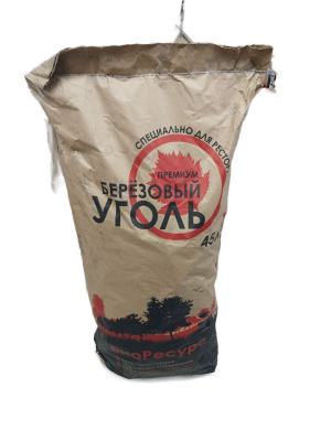 Уголь БИОРЕСУРС древесный берёзовый 45л