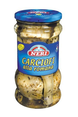 Артишоки в подсолнечном масле по-римски 500г Neri