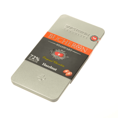 Шоколад БУШЕРОН горький с орехами 100г ж/б