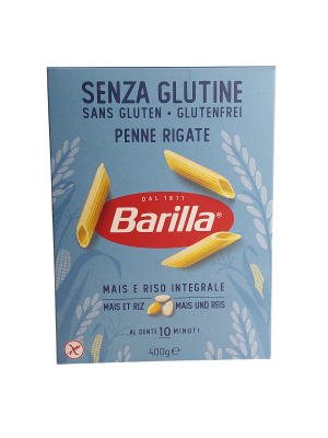 Макароны БАРИЛЛА Пенне Ригате из кукурузы и рис. муки без глютена 400г